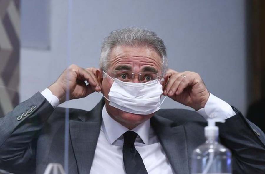 Relator da CPI, Renan Calheiros disse que Pazuello mentiu muito em seu depoimento — Foto: Divulgação/Agência Senado